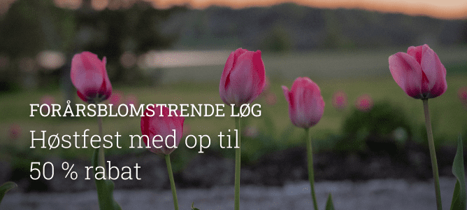 Forårsblomstrende løg- op til 50 %